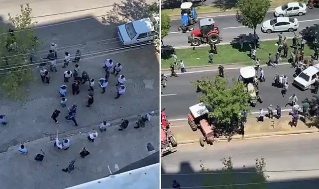 Urfa’nın ilçesinde protesto! Çiftçiler traktörle yolu kapattı!