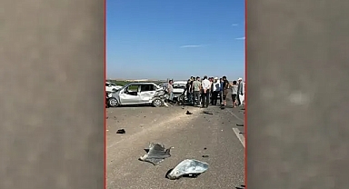 Yaralılar var! Şanlıurfa'da kamyon ve otomobil çarpıştı!