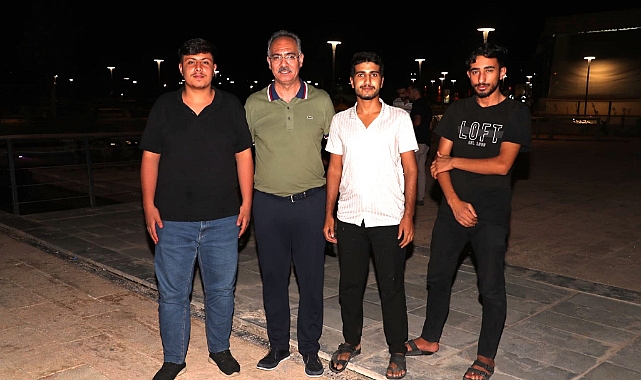 Başkan Mehmet Kuş Eyyübiye Millet Bahçesinde Halkla Buluştu