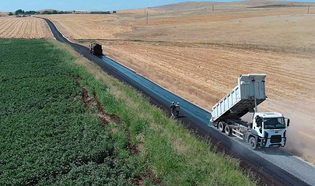 Büyükşehir Bu Kez Ovacık Grup Yolunda Asfalt Çalışması Başlattı
