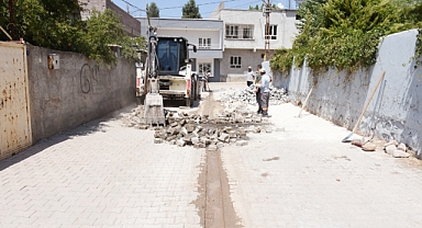 Eş Başkan Paydaş Okul Çevresindeki Yol Yenileme Çalışmalarını Yerinde İnceledi