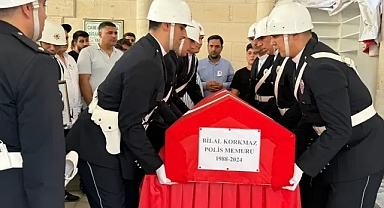 Kazada vefat etmişti! Urfalı polis memuru son yolculuğuna uğurlandı!