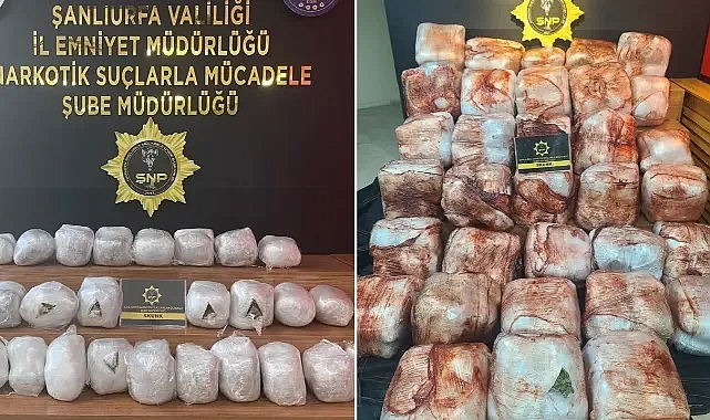 Rekor miktara ulaştı! Şanlıurfa’da 223 kilo skunk maddesi ele geçirildi!