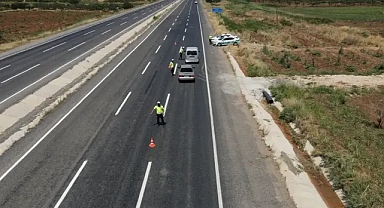 Şanlıurfa'da havadan trafik denetimi yapıldı!