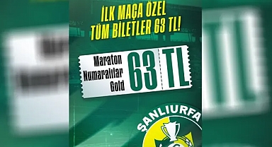 Şanlıurfaspor’dan ilk maça özel bilet fiyatı!