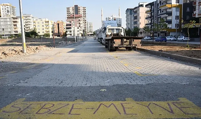 Siverek Ayvanat Mahallesi’ndeki semt pazarı yeri hazırlıkları tamamlandı