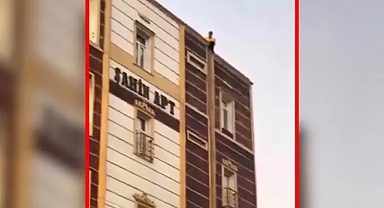 Urfa'da çatıdan atlamak istedi!