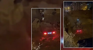 Urfa'da kontrolden çıkan araç uçurumdan düştü! Yaralılar var!
