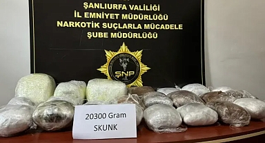 Vali Şıldak paylaştı! Şanlıurfa’da 20 kilo 300 gram ele geçirildi!