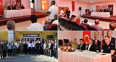 Vali Şıldak Suruç 'ta muhtarlarla buluştu
