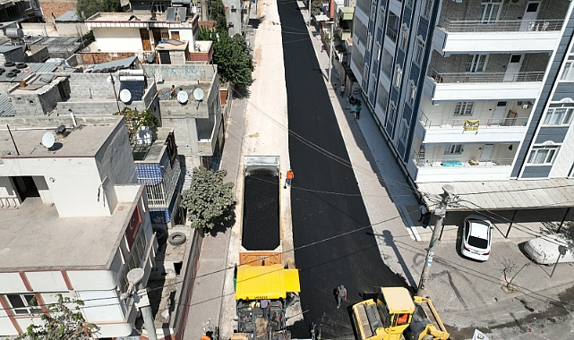 Büyükşehir’den Eyyüpkent Mahallesinde Asfalt Çalışması