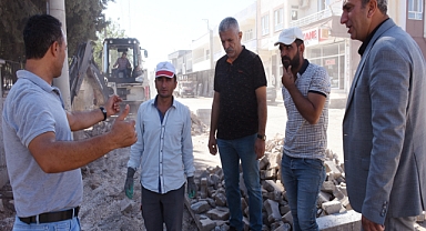 Eş Başkan Paydaş 2 No’lu Sağlık Merkezi Çevresini Yeniliyor