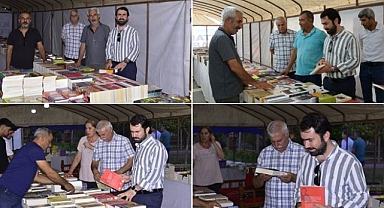 Eşbaşkan Kahraman Kitap Fuarı’nı ziyaret etti
