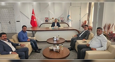 Gıda toptancıları esnafından başkan Canpolat'a ziyaret