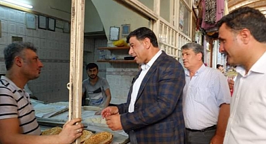 Halil Aslan esnaf ziyaretlerine devam ediyor