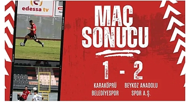Karaköprü Belediyespor Evinde Beykoz A.Ş.'ye Mağlup Oldu: 1-2
