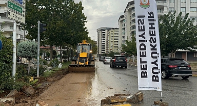 Nar kavşağında düzenleme çalışmaları