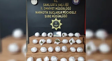 Şanlıurfa’da 31 kilo ele geçirildi!