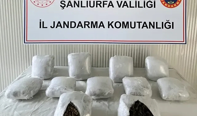 Şanlıurfa’da ekipler aracı aradı! Valizin içinden uyuşturucu çıktı!