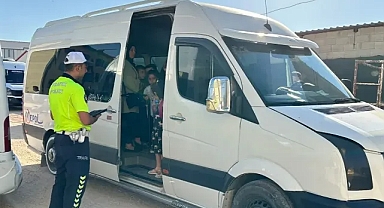 Şanlıurfa'da okul servislerine sıkı denetim!