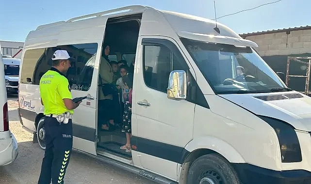 Şanlıurfa'da okul servislerine sıkı denetim!