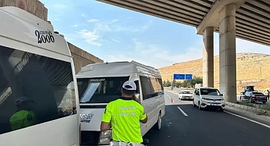 Şanlıurfa’da sıkı denetim! 6 araç trafikten men edildi!