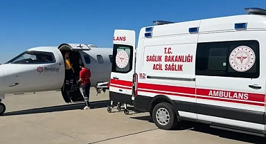 Uçak ambulansla Urfa'dan İstanbul'a gönderildi!