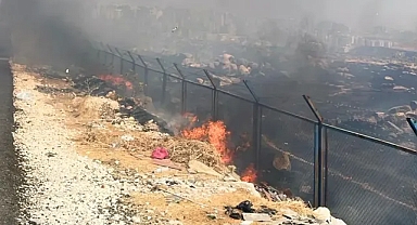 Urfa'da askeri alanda yangın!
