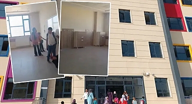 Urfa’daki okul açıldı! Ancak öğrencileri boş sınıflar karşıladı!