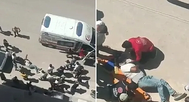Urfa’nın ilçesinde kaza! Dengesini kaybedip otomobile çarptı!