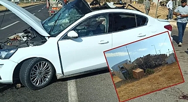 Urfa’nın ilçesinde TIR ile otomobil çarpıştı! Sürücü kaçtı!
