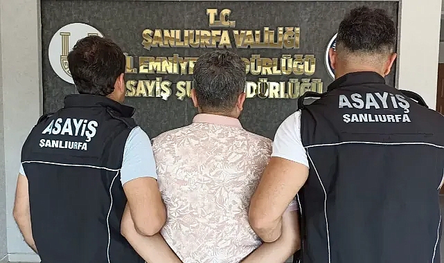 Urfa’nın plakası kadar suç kaydı çıktı! Yakalandı!