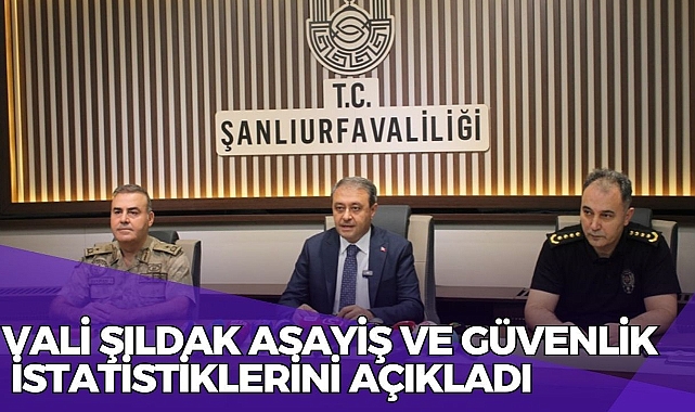 Vali Şıldak Asayiş ve Güvenlik İstatistiklerini Açıkladı