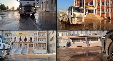 Viranşehir Belediyesi’nden Okullarda Temizlik Seferberliği