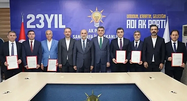 AK Parti Şanlıurfa’da 6 ilçe başkanını atadı!