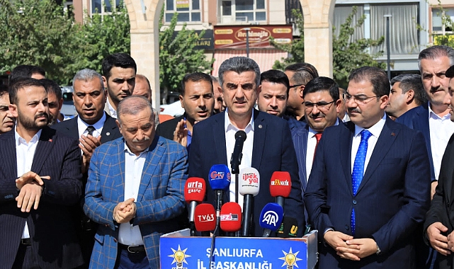 AK Parti Şanlıurfa İl Başkanı M. İlhami Günbegi'den İsrail'e Sert Tepki