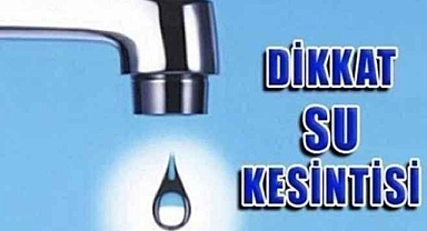 Bidonları doldurun! Urfa'da su kesilecek!