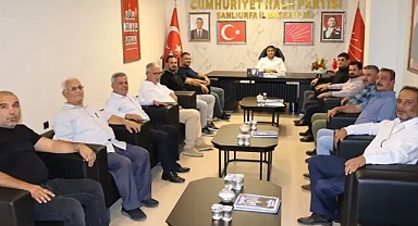 CHP Şanlıurfa İl Yönetimi bir araya geldi! Eğitimle ilgili sorunlar sıralandı!