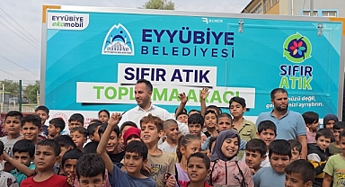 Eyyübiye’nin Sıfır Atık Toplama Aracı Okullarda