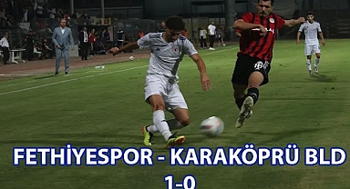 Fethiyespor, Karaköprü Belediyespor'u 1-0 Mağlup Etti