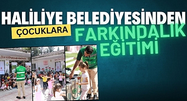 Haliliye Belediyesinden Çocuklara Farkındalık Eğitimi