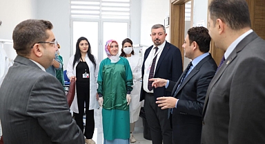 Kaymakam Şahin den Haliliye Diş Hastanesine ziyaret
