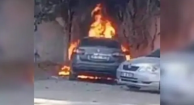 Korku dolu anlar! Şanlıurfa'da alevlere teslim oldu!
