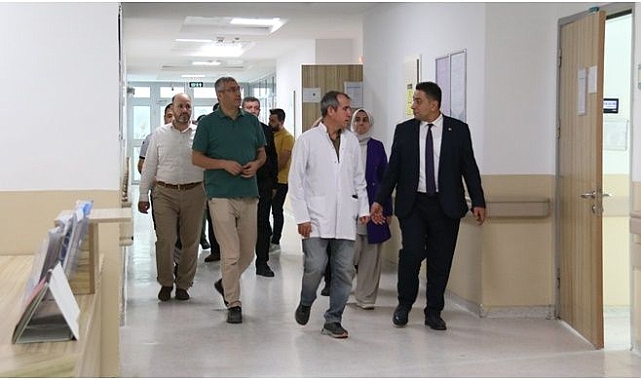 Sağlık Müdürü Solmaz; Suruç devlet Hastanesinde incelemelerde bulundu