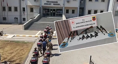 Şanlıurfa’da 24 adrese baskın! Cephane ele geçirildi!