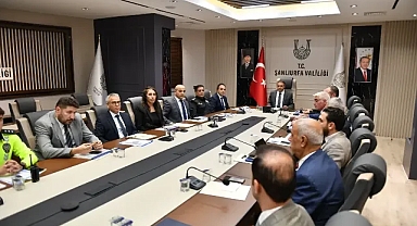 Şanlıurfa'da Emniyet ve Asayiş Çalışmaları Değerlendirildi