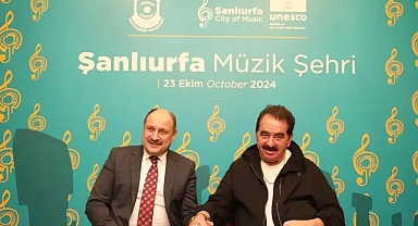 Tatlıses “UNESCO Müzik Şehri Lansmanı” için Şanlıurfa’ya geldi