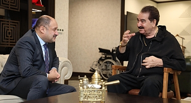 Ünlü Türkücü İbrahim Tatlıses’ten Başkan Gülpınar’a Ziyaret