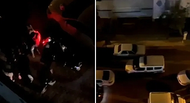 Urfa’da gece hareketli saatler! Karanlık caddede kavga!