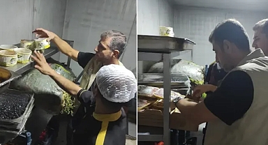 Urfa’da hazır yemek firmasının deposunda fare pisliği görüldü!